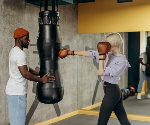 Person feeling energetic and focused after a workout session.